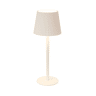 Luminária de mesa LED branca recarregável Well Home com 32 luzes brancas quentes e 4 níveis de brilho Ø36,2x10,5cm