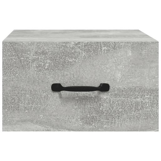 Mesa De Cabeceira De Parede Mesinha De Cabeceira - 35x35x20 cm cinzento cimento