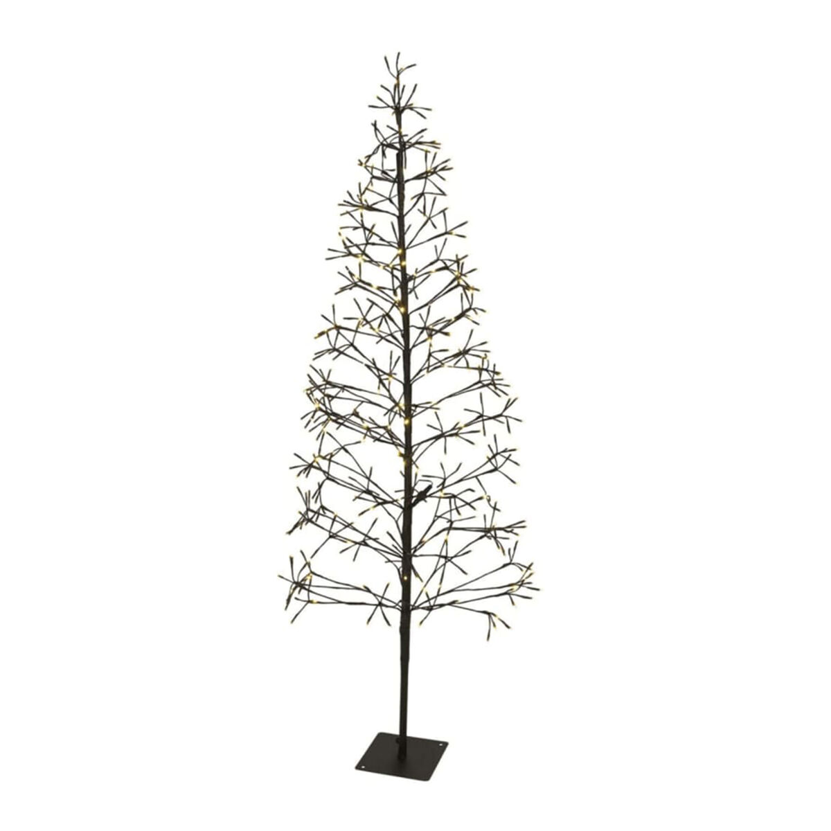 Árbol de Navidad en forma de A con 9 Ramas y 160 Luces LED