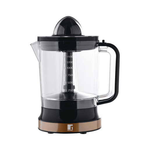 Espremedor de frutas Bergner Copper 85W 1,6 litro - Operação reversível - Acabamento preto elegante e durável, cobre