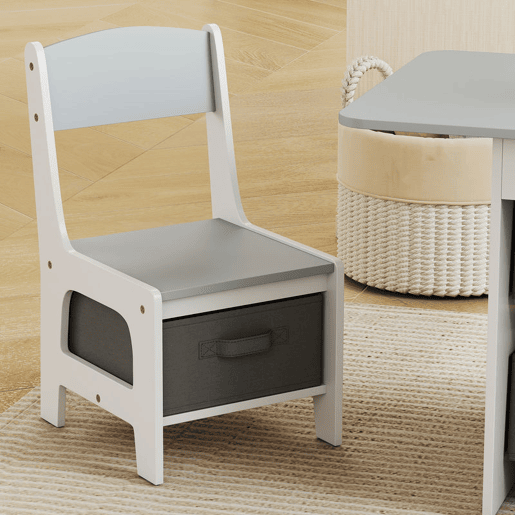 AIYAPLAY Mesa Infantil com 2 Cadeiras Mesa e Cadeiras para Crianças com 6 Gavetas de Tecido Desenho Estrelas para Meninos e Meninas de 3-8 Anos para Casa Escola Infantil Salas de Aula Cinza Claro AIYAPLAY Mesa Infantil com 2 Cadeiras Mesa e Cadeiras para Crianças com 6 Gavetas de Tecido Desenho Estrelas para Meninos e Meninas de 3-8 Anos para Casa Escola Infantil Salas de Aula Cinza Claro