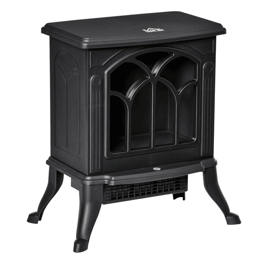 HOMCOM Lareira Elétrica 7501500 W Lareira Decorativa com 2 Níveis de Potência Efeito Chama Proteção contra Sobreaquecimento Área de Cobertura 15-20 m² 37,3x23,1x44 cm Preto HOMCOM Lareira Elétrica 7501500 W Lareira Decorativa com 2 Níveis de Potência Efeito Chama Proteção contra Sobreaquecimento Área de Cobertura 15-20 m² 37,3x23,1x44 cm Preto