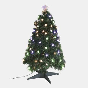 Árvore de Natal com 90 luzes LED brancas e estrela