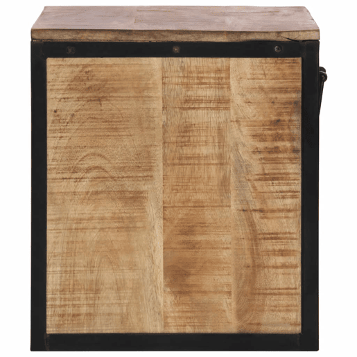 Mesa De Cabeceira - Mesinha De Cabeceira 40x35x40 cm madeira de mangueira maciça Mesa De Cabeceira - Mesinha De Cabeceira 40x35x40 cm madeira de mangueira maciça