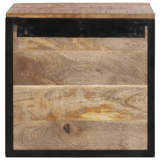 Mesa De Cabeceira - Mesinha De Cabeceira 40x35x40 cm madeira de mangueira maciça Mesa De Cabeceira - Mesinha De Cabeceira 40x35x40 cm madeira de mangueira maciça