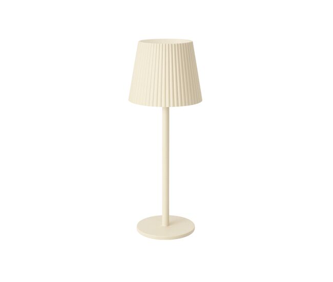 Well home lámpara de mesa cema led recargable con 32 luces blancas cálidas y 4 niveles de brillo ø36,2x10,5cm