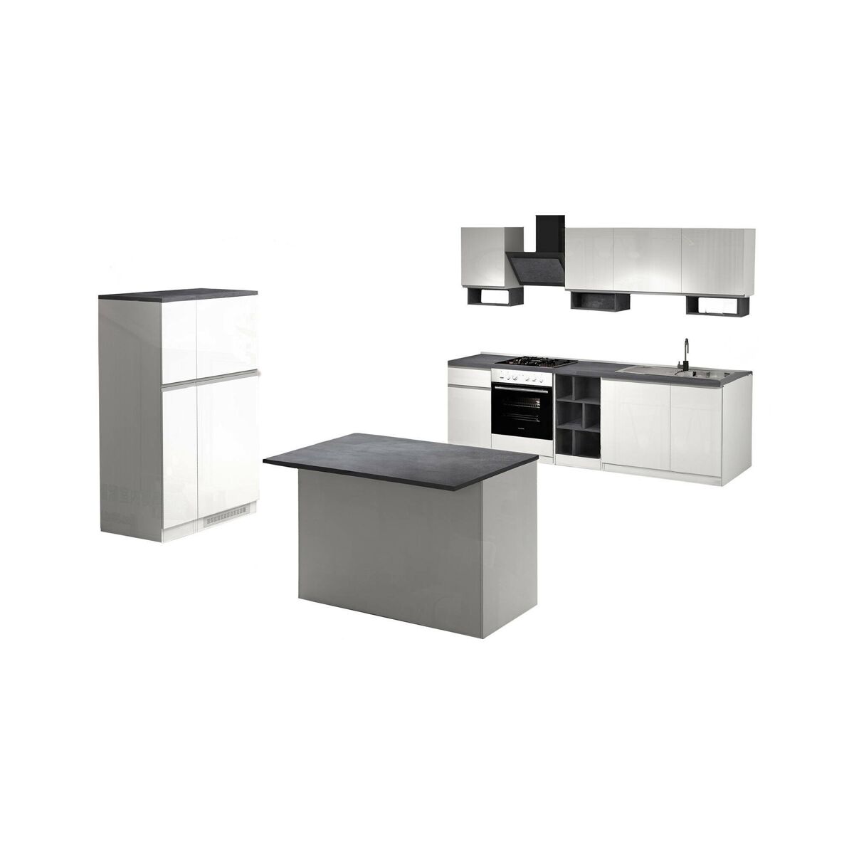Cocina completa efecto madera 255
