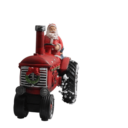 Trator Well Home Santa com pulverizador de névoa, som e luzes LED multicoloridas