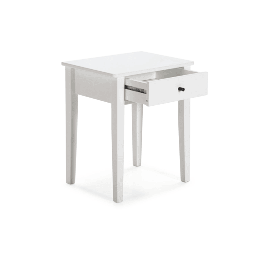 Mesa de cabeceira Vika Branco 46 x 55 x 36,4 cm