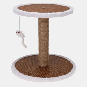 Pets Collection Árvore arranhadora gatos c suporte e rato 35x35x33 cm