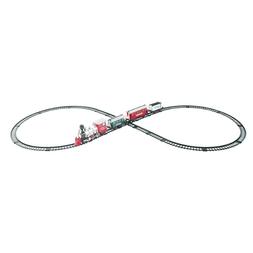 Well Home Conjunto de trem de Natal com 22 peças, som e luz, trilho de 523 cm