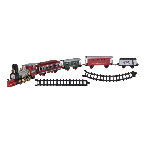 Well Home Conjunto de trem de Natal com 22 peças, som e luz, trilho de 523 cm