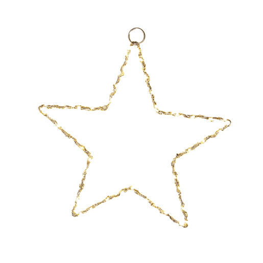 Well Home Star Light com 120 luzes LED brancas quentes 30x30x0,5 cm