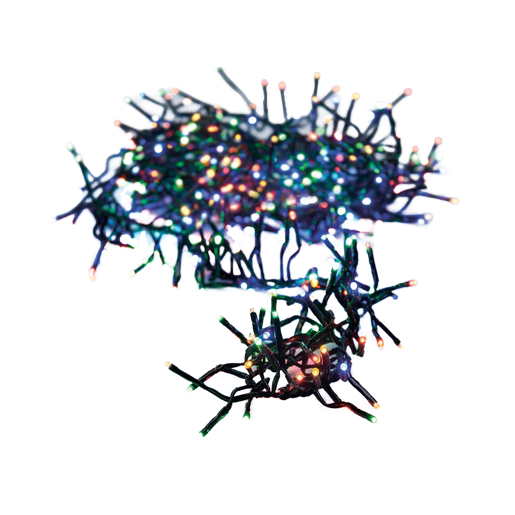 Well Home 192 Luzes LED Multicoloridas com 8 Funções e Temporizador - 1,4 Metros