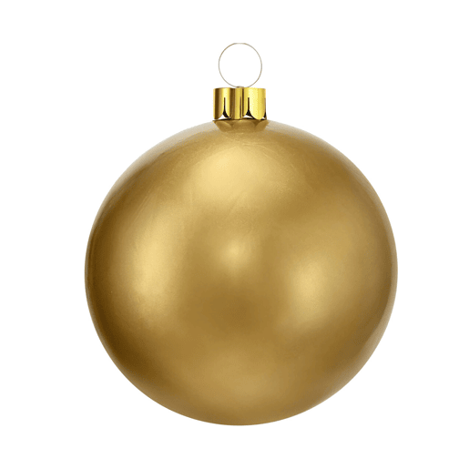 Bola de Natal inflável dourada Well Home 4,5 cm