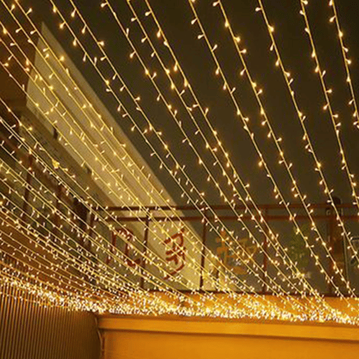 Well Home 3000 Luzes de LED Branco Quente com Controlador de 8 Funções - 70 Pés