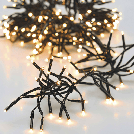 Well Home 3000 Luzes de LED Branco Quente com Controlador de 8 Funções - 70 Pés