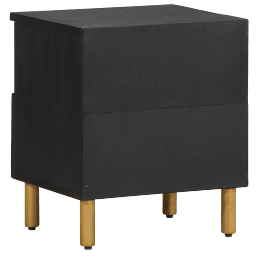 Mesa De Cabeceira - Mesinha De Cabeceira 40x33x46 cm derivados de madeira preto