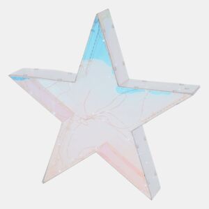 Well Home Luminous Star com 40 luzes LED legais em cores do arco-íris 30x5x28,5 cm