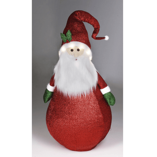 Papai Noel Well Home com corpo dobrável e luzes LED 120 cm