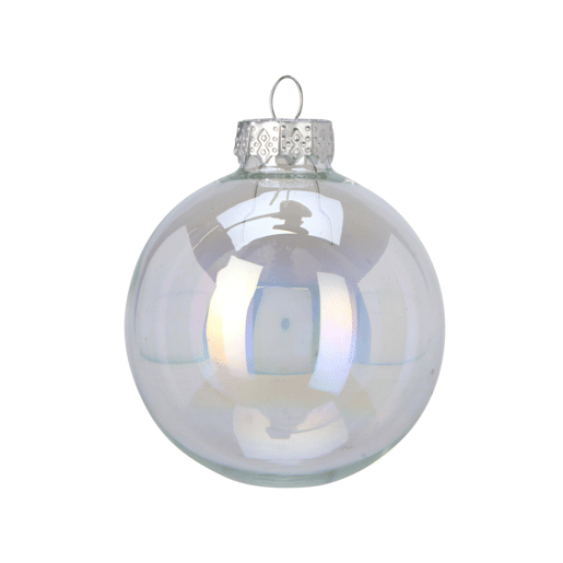Well Home Conjunto de 16 Bolas de Natal Prateadas Ø5cm - Brilhante
