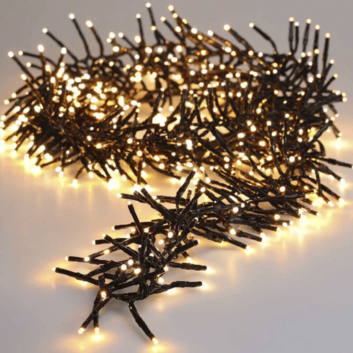 Well Home 192 Luzes de LED Branco Quente e Branco Extra Quente com Controlador de 8 Funções e Temporizador