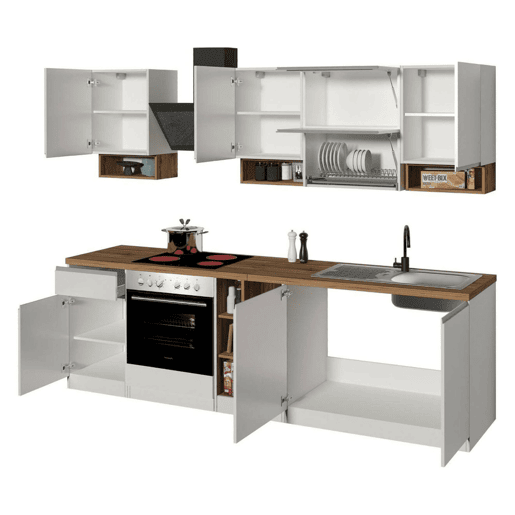 Cozinha Modular em Madeira Reforçada