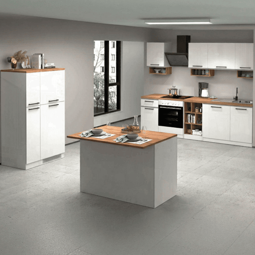 Cozinha 30 Prateleiras em Madeira Nobilitada