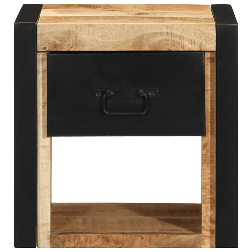 Mesa De Cabeceira - Mesinha De Cabeceira 40x35x40 cm madeira maciça manga áspera Mesa De Cabeceira - Mesinha De Cabeceira 40x35x40 cm madeira maciça manga áspera