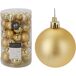Conjunto de 60 Bolas de navidad, varias dimensiones y acabados Conjunto de 60 Bolas de navidad, varias dimensiones y acabados Dorado