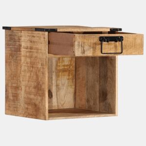 Mesa De Cabeceira - Mesinha De Cabeceira 40x30x37 cm madeira de mangueira maciça