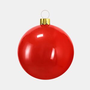 Bola de Natal inflável vermelha Well Home 4,5 cm