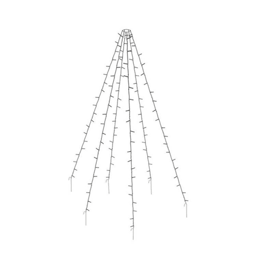 Luzes de bandeira Well Home com 360 LEDs brancos quentes