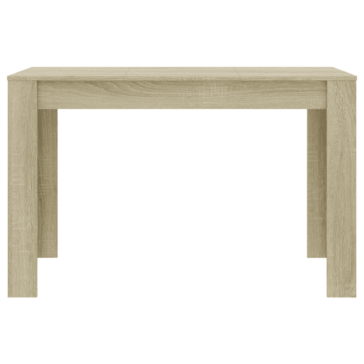 vidaXL Mesa de jantar 120x60x76cm derivados de madeira carvalho sonoma