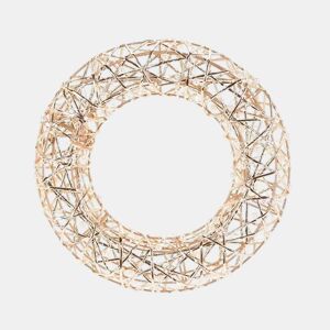 Guirlanda de Natal Well Home Silver com 30 Luzes LED Branco Quente Ø40cm