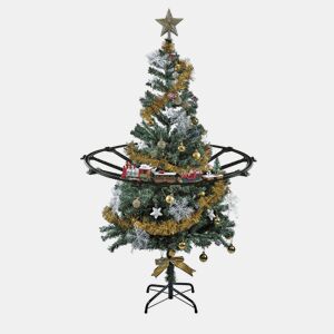 Well Home Conjunto de trem de Natal de 23 peças com luzes e sons com trilho de 274 cm