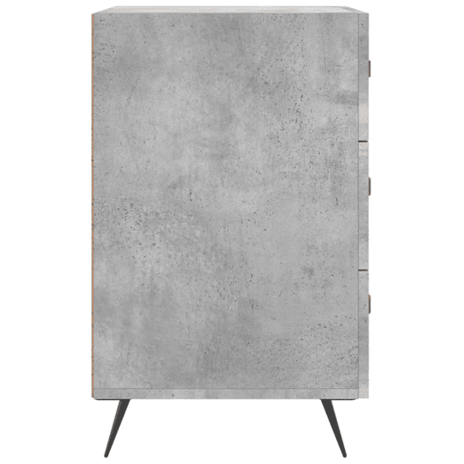 Mesa De Cabeceira - Mesinha De Cabeceira 40x40x66 cm derivados madeira cinza cimento