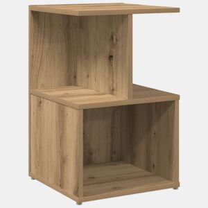 Mesa De Cabeceira - Mesinha De Cabeceira 35x35x55 cm derivados madeira carvalho artisiano