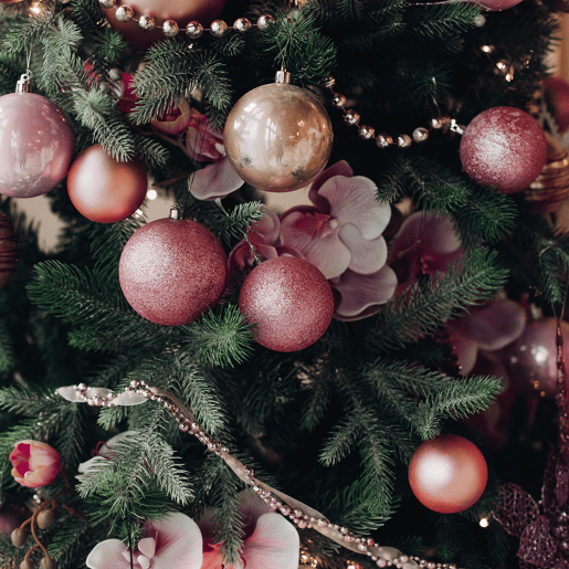 Well Home Conjunto de 35 bolas de Natal de 6 cm com 5 designs diferentes em relevo na cor champanhe