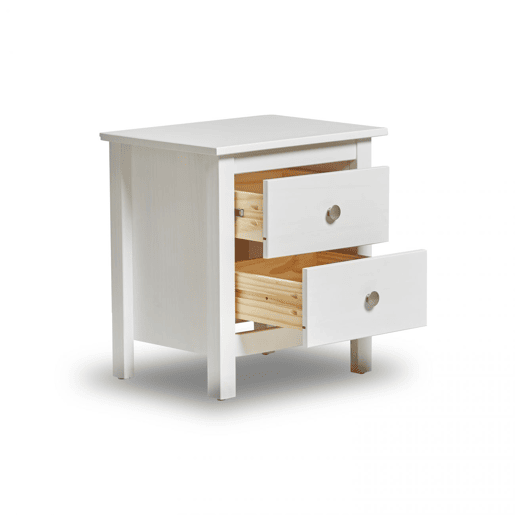 Mesa de cabeceira Bay Branco 46 x 49,5 x 35 cm