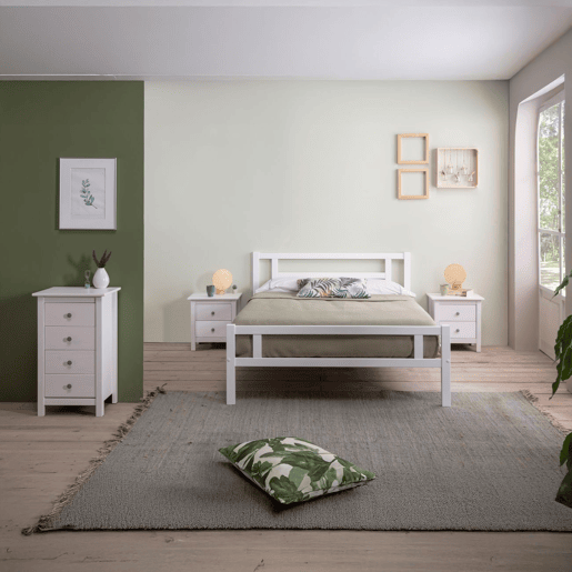 Mesa de cabeceira Bay Branco 46 x 49,5 x 35 cm