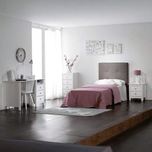 Mesa de cabeceira Bay Branco 46 x 49,5 x 35 cm