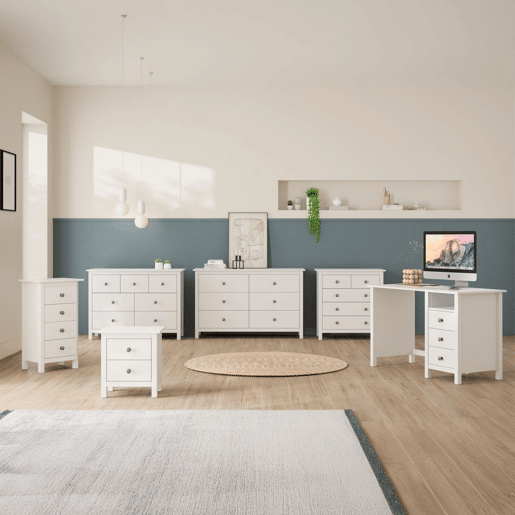 Mesa de cabeceira Bay Branco 46 x 49,5 x 35 cm