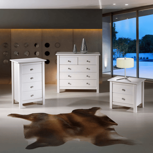 Mesa de cabeceira Bay Branco 46 x 49,5 x 35 cm