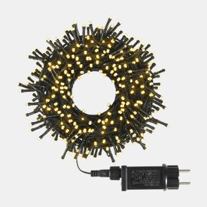 Luzes de corda Well Home com 480 LEDs brancos quentes - Cabo de 3 m