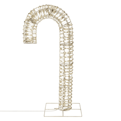 Bengala de doces iluminada Well Home com 400 micro LEDs 75x10x34cm