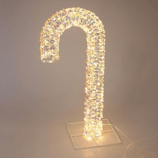 Bengala de doces iluminada Well Home com 400 micro LEDs 75x10x34cm