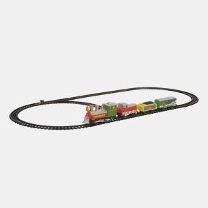 Conjunto de trem de Natal Well Home de 9 peças com trilho de 180 cm
