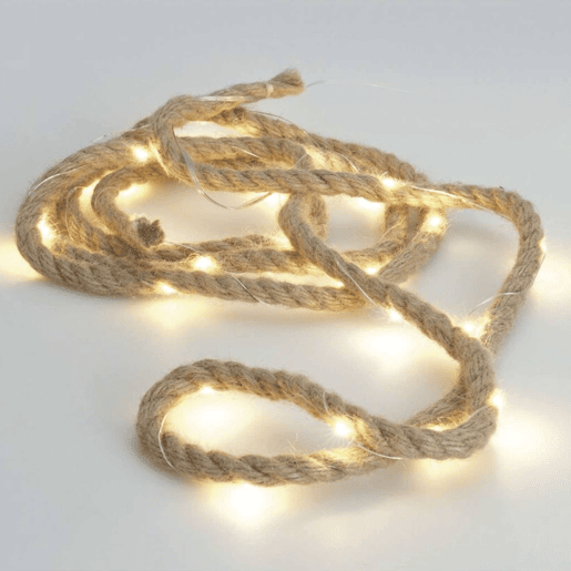 Guirlanda de 3m Well Home com 30 luzes LED brancas quentes