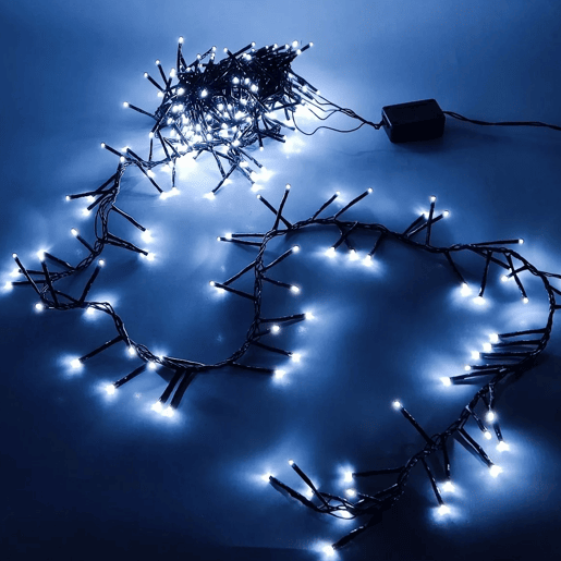 Well Home 192 Luzes LED Brancas com 8 Funções e Temporizador - 1,4 Metros